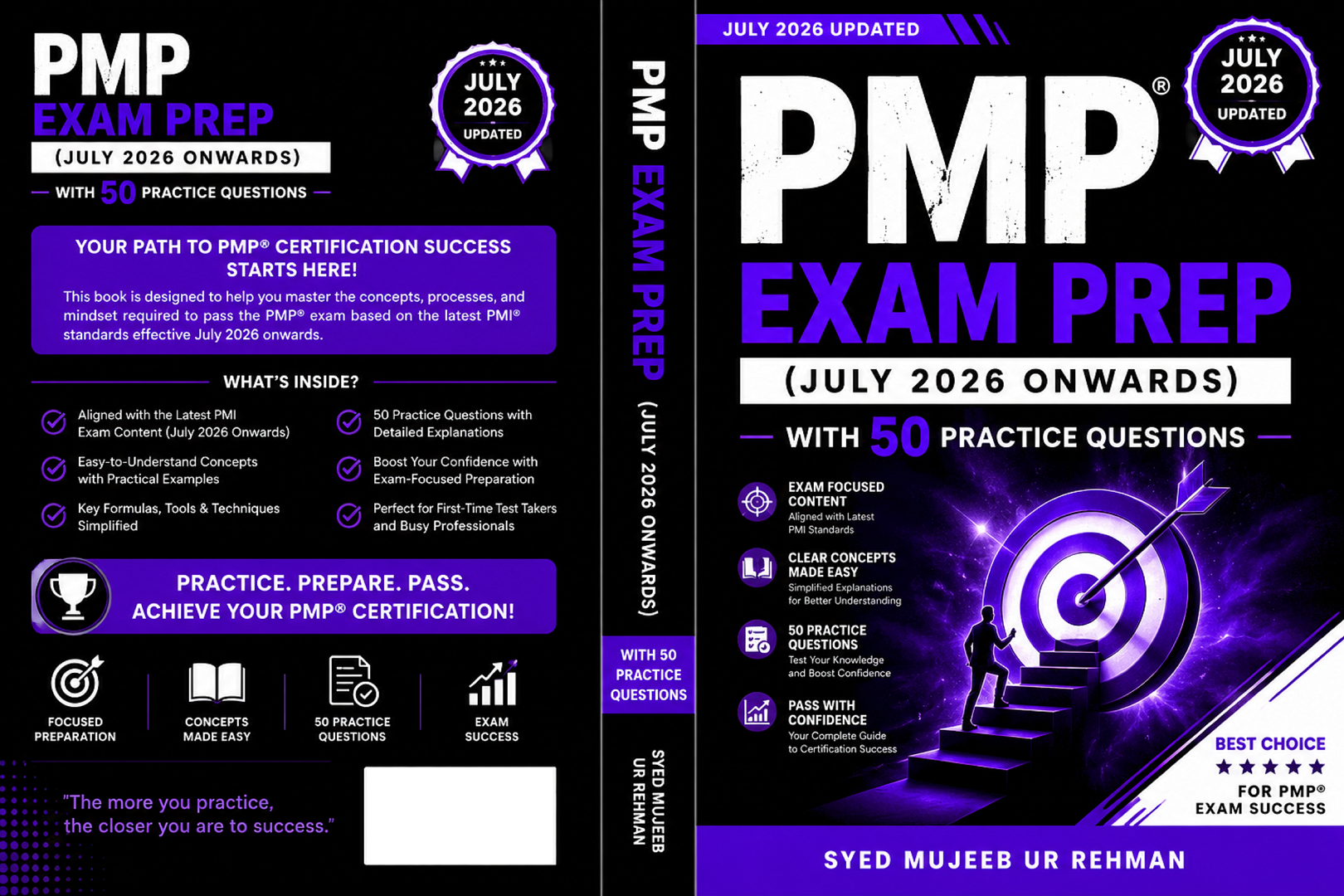 PMP Exam Prep 2026 by Syed Mujeeb Ur Rehman - book cover