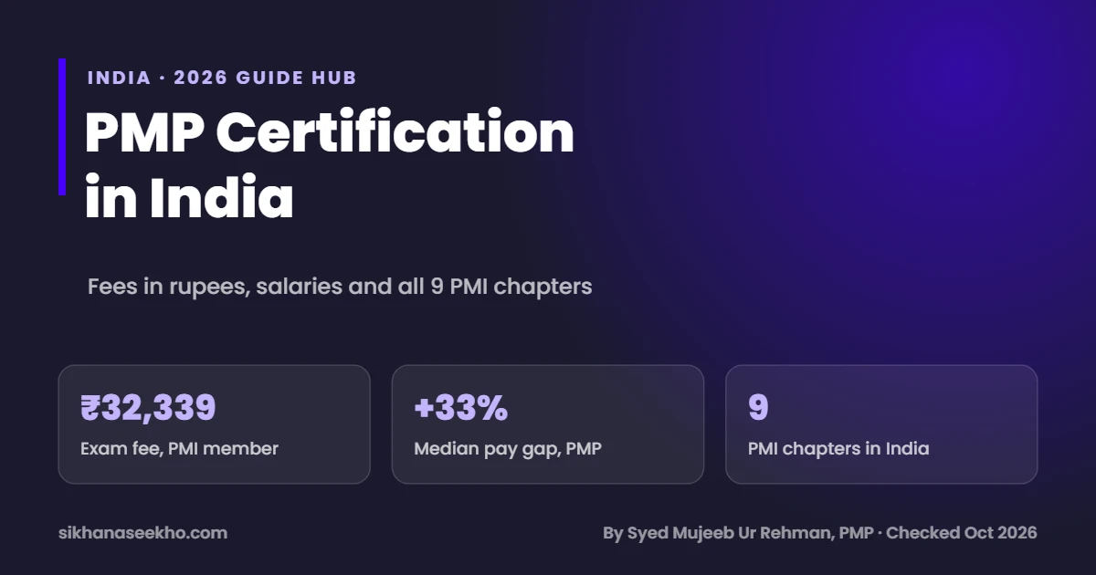PMP certification in India 2026: eligibility, salaries, PMI chapters and how to apply