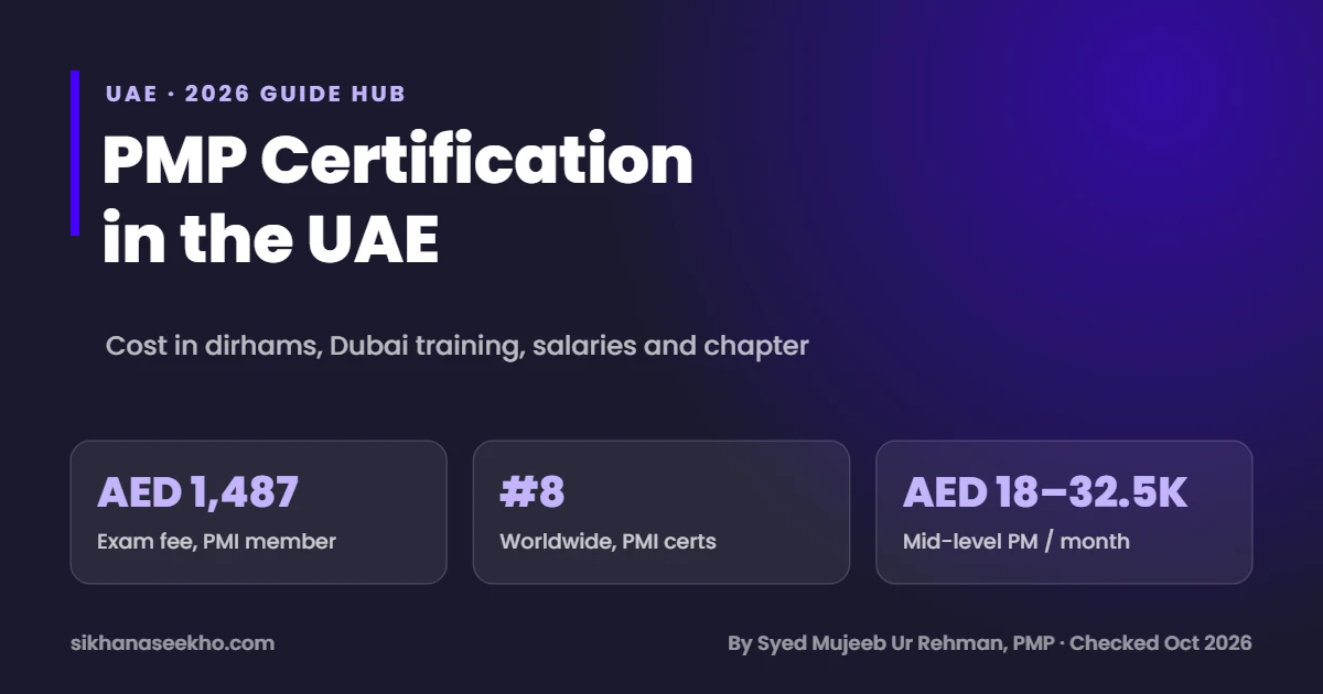 PMP certification in the UAE 2026: demand, salaries, PMI UAE Chapter and how to apply
